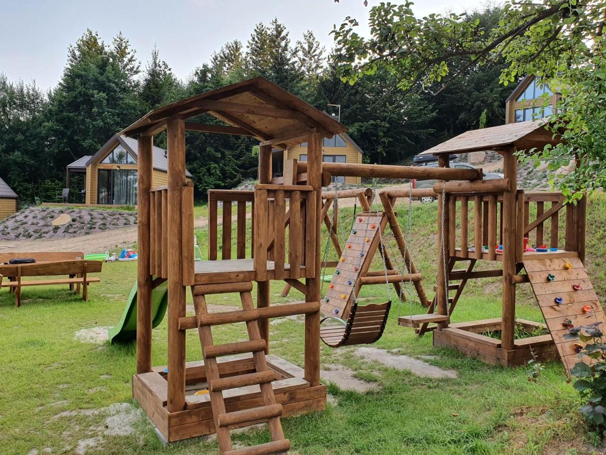 Ostrzycki Las Domki Nad Jeziorem -Balia-Sauna-Prywatny Pomost Pierszczewo Exterior foto